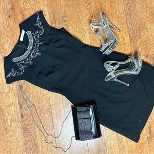 Black Formal Dress with Jewels